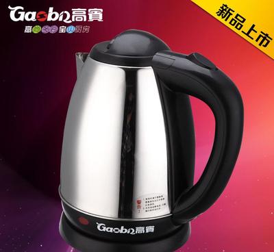 廠家直銷 高賓1.8L防干燒電熱水壺 高效保溫不銹鋼電水壺批發(fā)圖片_高清圖_細(xì)節(jié)圖-佛山市高賓電器 -